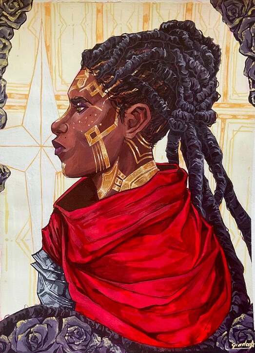 Mel Medarda - gouache on paper