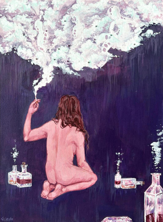 Lightheadedness - acrylic on canvas