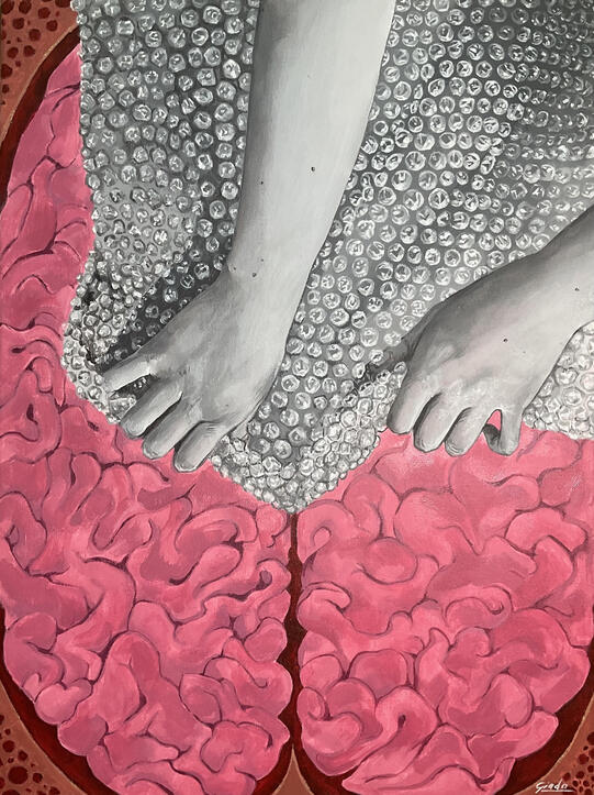 Dissociation - acrylic on canvas