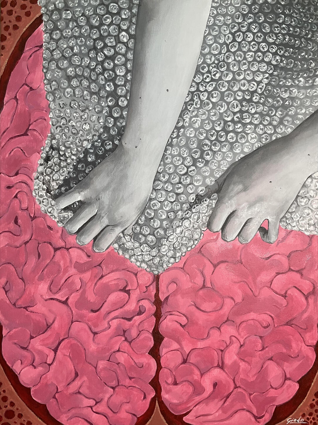 Dissociation - acrylic on canvas